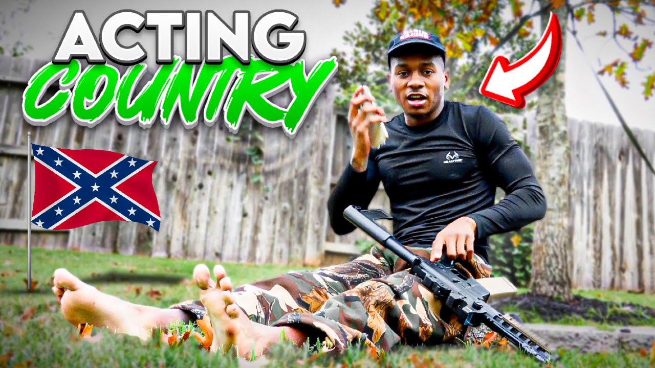 ACTING COUNTRY IN FRONT OF THE GANG TO GET THERE REACTION *PART 2*😂