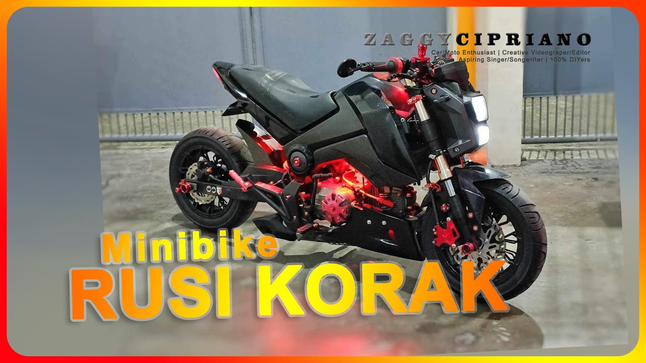 Rusi Korak 110cc Limited Edition Minibike | Upgrades & Modz | Walkthrough | Honda Grom Replica