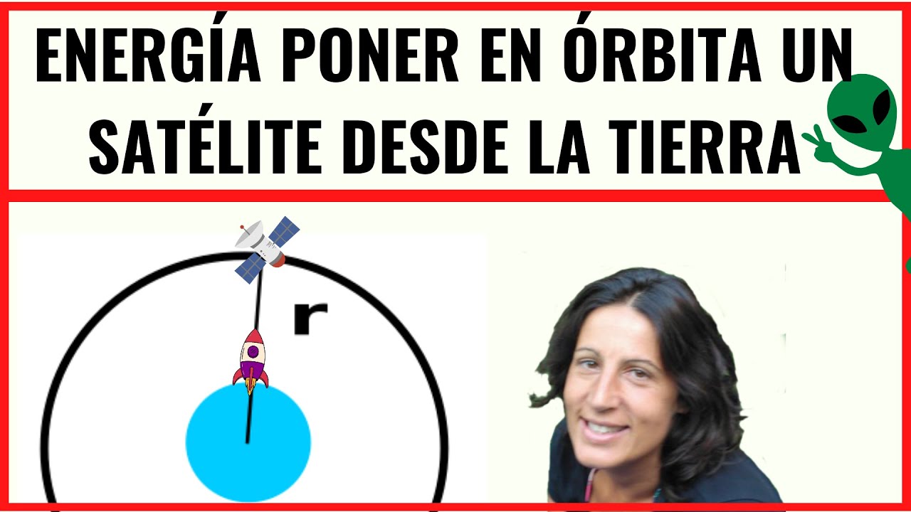 ENERGÍA que hay que APORTAR para poner en ÓRBITA CIRCULAR un SATÉLITE desde LA TIERRA 🚀
