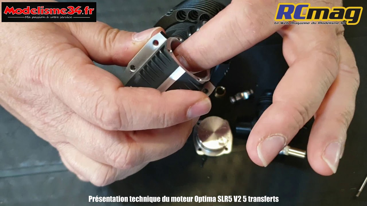 Découverte technique du moteur Optima SLR5 V2 - Voiture RC modélisme