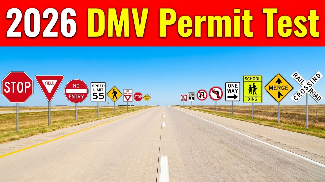 Top 70 Important ROAD SIGNS You Need To Know When Driving in USA 🚦🚗🛑