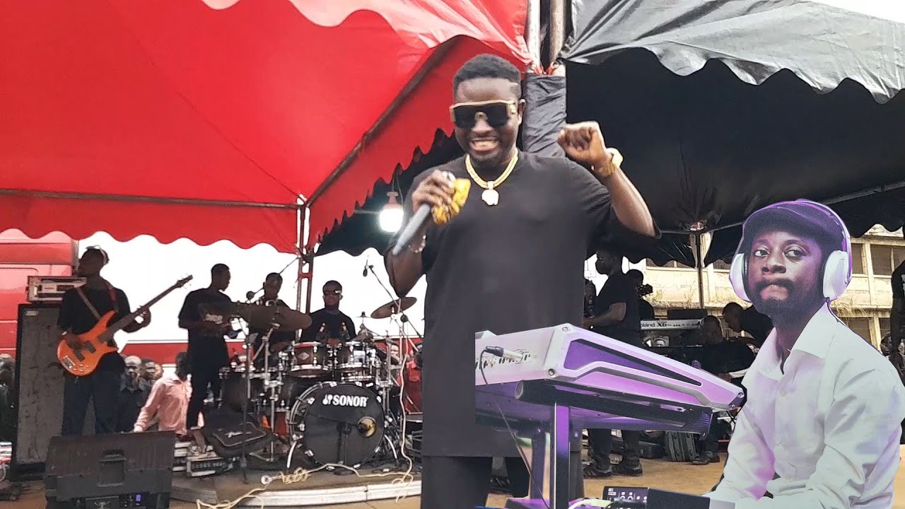 Broda Sammy Surprises Everybody At Agya Yaw Keyboardist's One Week #ghanaliveband