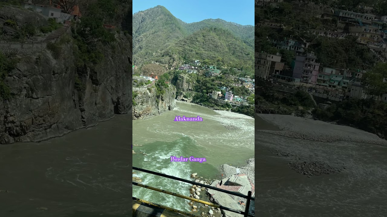 Karnaprayag sangam #Alaknanda Pindarganga