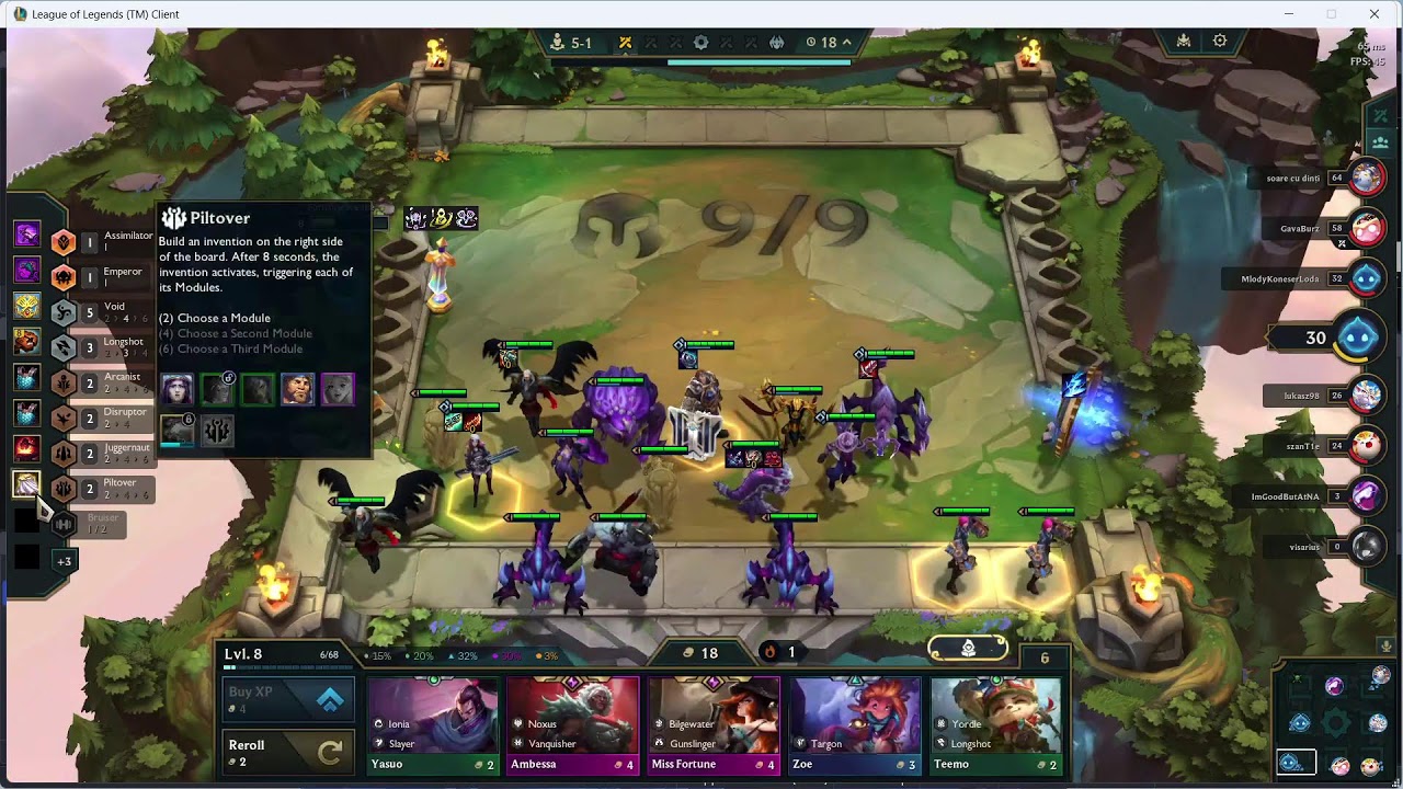 BAGAM NISTE TEAMFIGHT TACTICS TFT PE LIGA LEGENDELOR - HAI SI TU