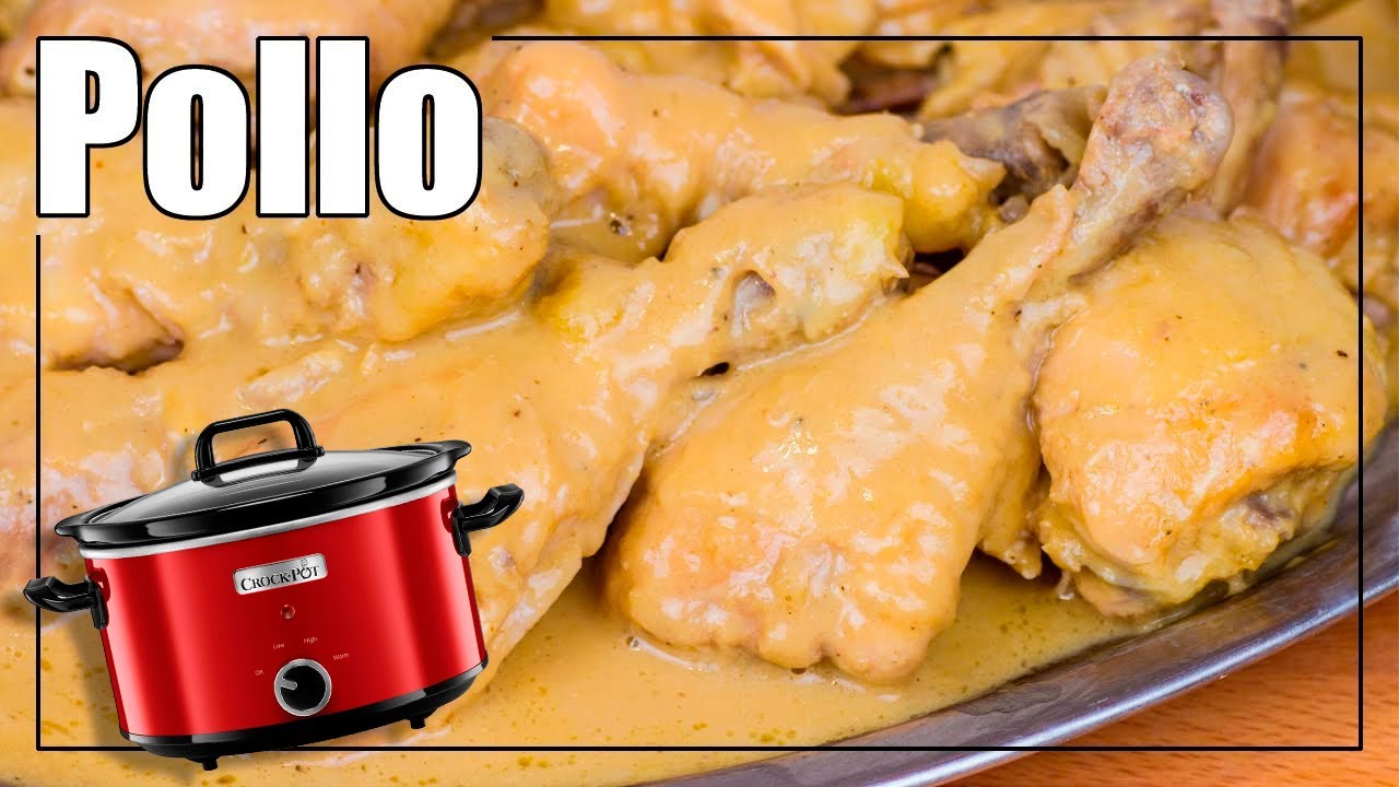 ✅ Recetas en Olla Lenta ▶ POLLO en salsa con MANZANA y CEBOLLA en OLLA COCCION LENTA