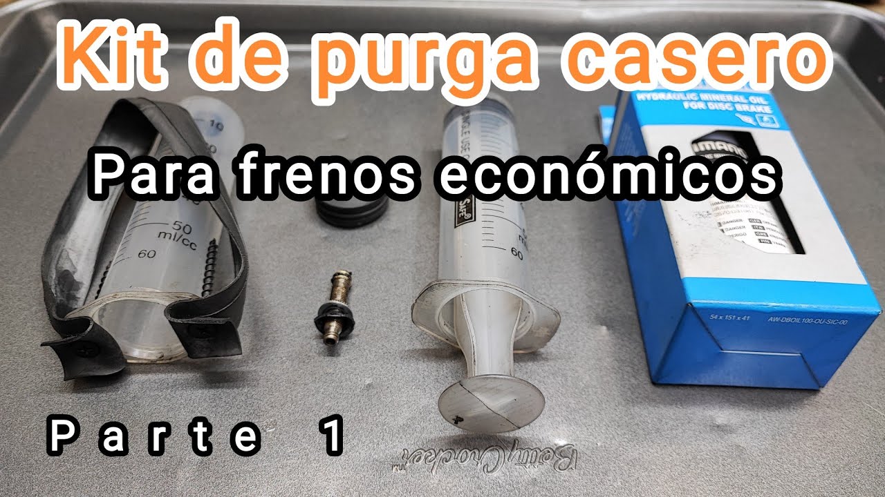 TUTORIAL kit de purga casero para frenos económicos. PARTE 1.
