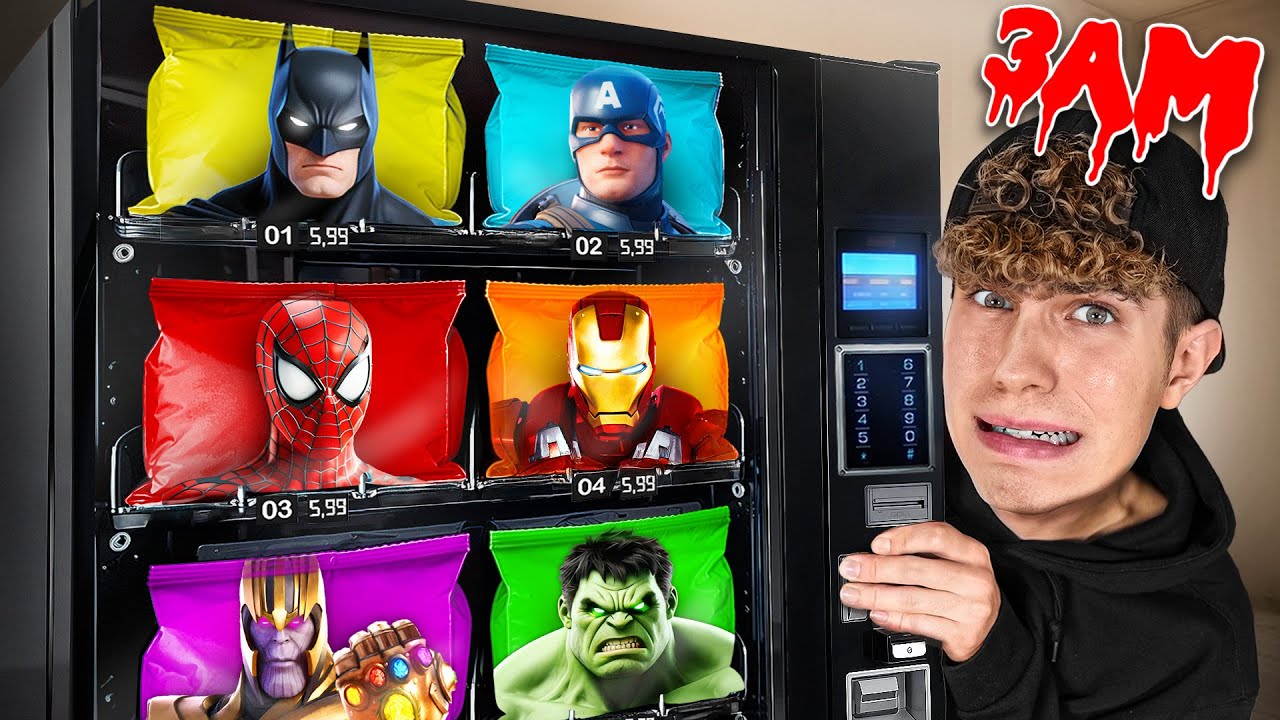 НИКОГДА НЕ ОТКРЫВАЙ МИСТЕРИ-ПАКЕТЫ SPIDERMAN BATMAN HULK из АВТОМАТА в 3 ЧАСА НОЧИ!!