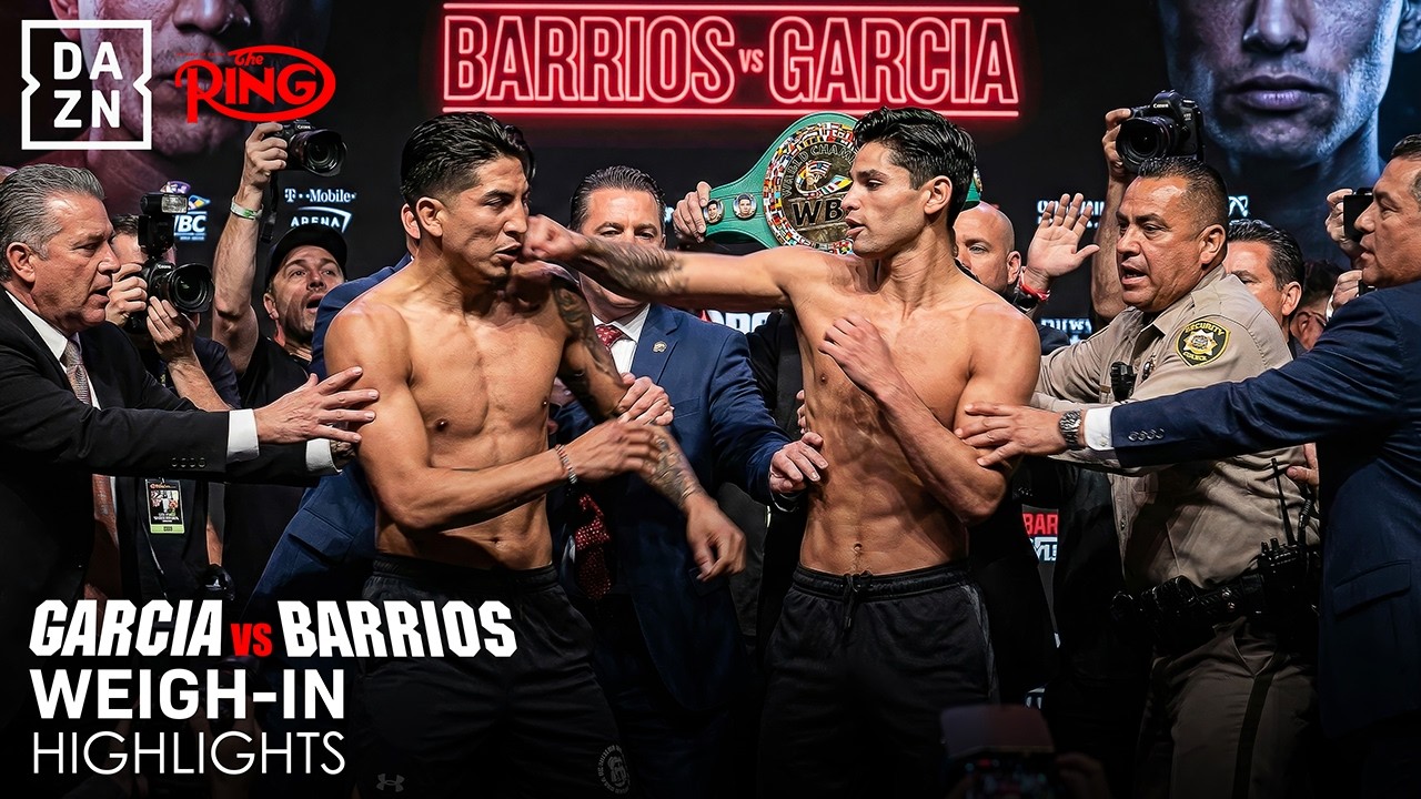 BRAWL! Ryan Garcia Snaps At Mario Barrios During Weigh In | Final Face OFF
