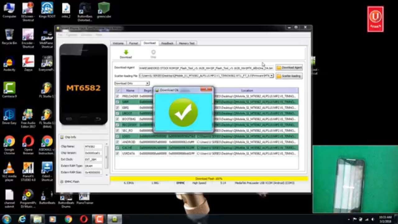 HOW TO FLASH QMOBILE S1 WITH SP FLASH TOOL BY U-SERIES