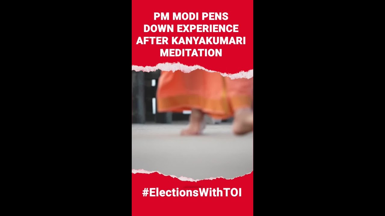 &lsquo;My Life Dedicated&hellip;&rsquo; PM Modi Writes Letter After 45-Hour Meditation At Kanyakumari | Watch