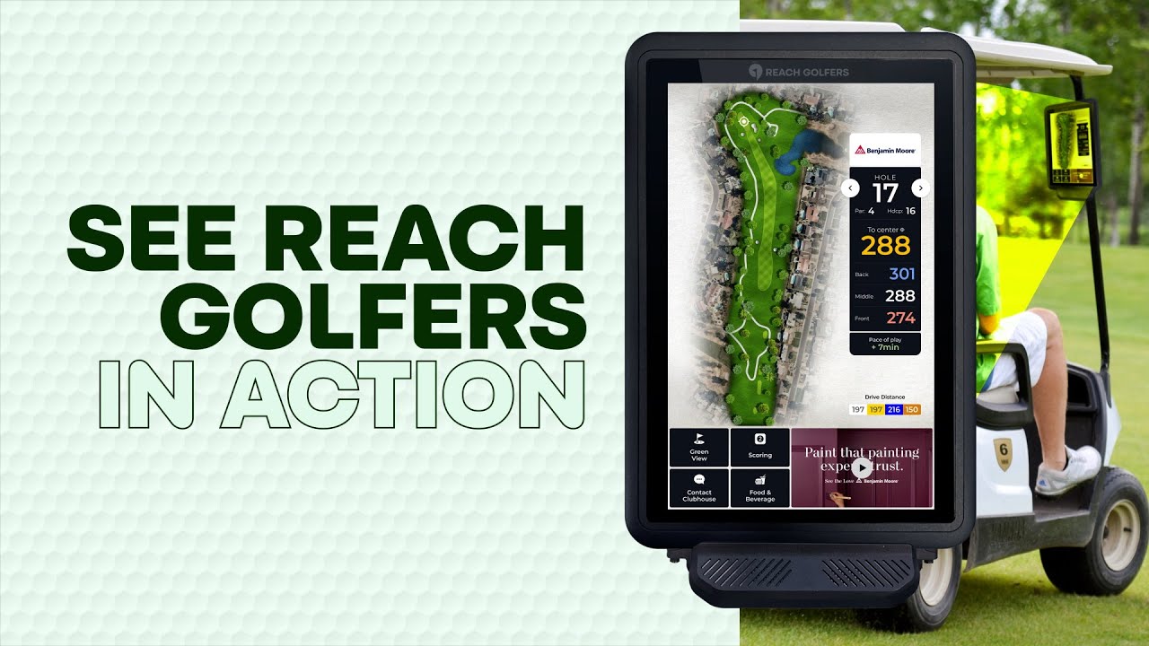 Reach Golfers Golf Cart GPS Feature Video