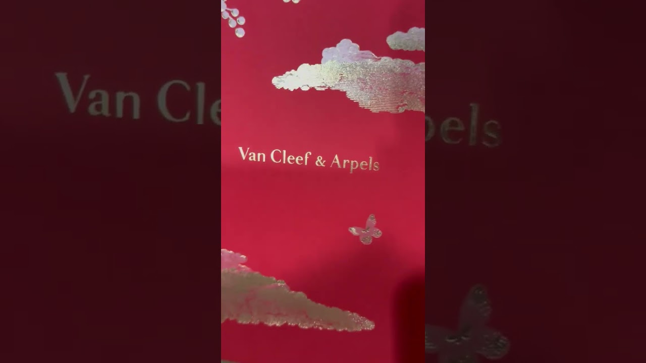 Unboxing Van Cleef Ang Pao red packet 2026 chinese new year Hong Bao packet sleeve in box 