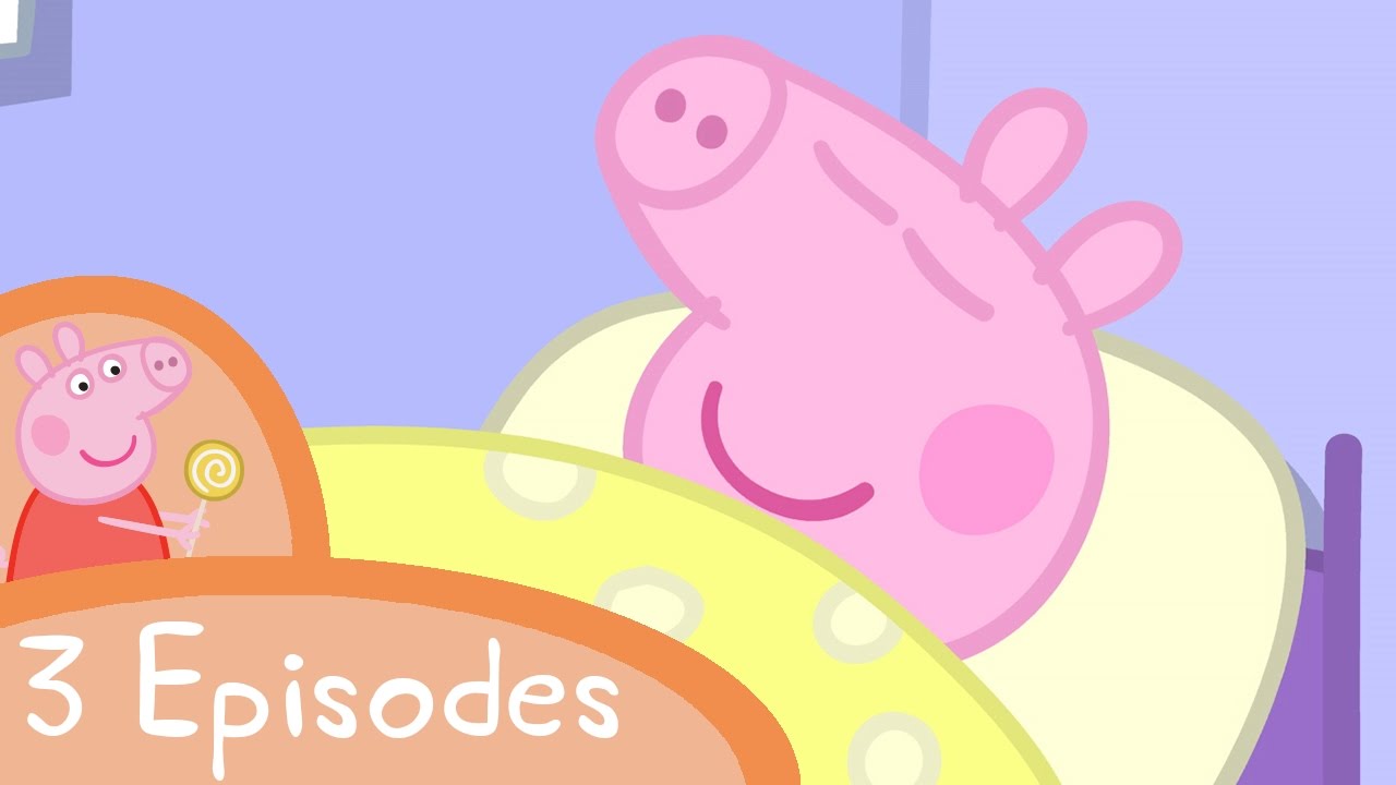 Peppa Pig - Tucked up in bed compilation (3 episodes)