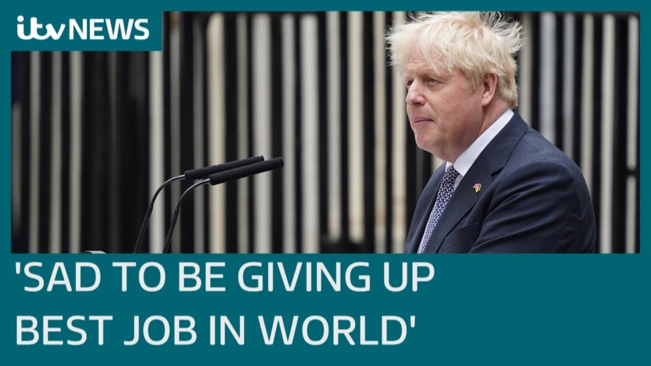 'I'm sad to be giving up': Watch Boris Johnson's resignation speech in full | ITV News