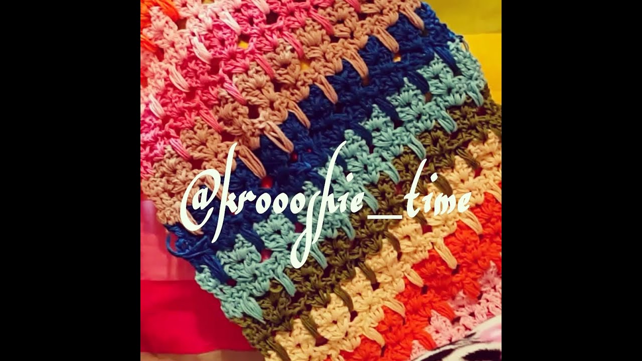 غرزة وجه القطه كروشيه cat face crochet stich
