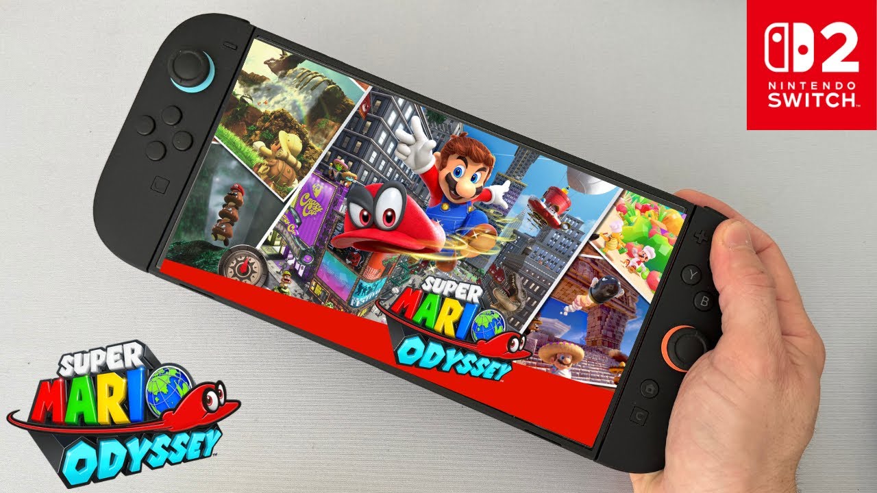 Super Mario Odyssey on Nintendo Switch 2 – 60 FPS Gameplay & Stunning Visual Upgrade 🍄🚀