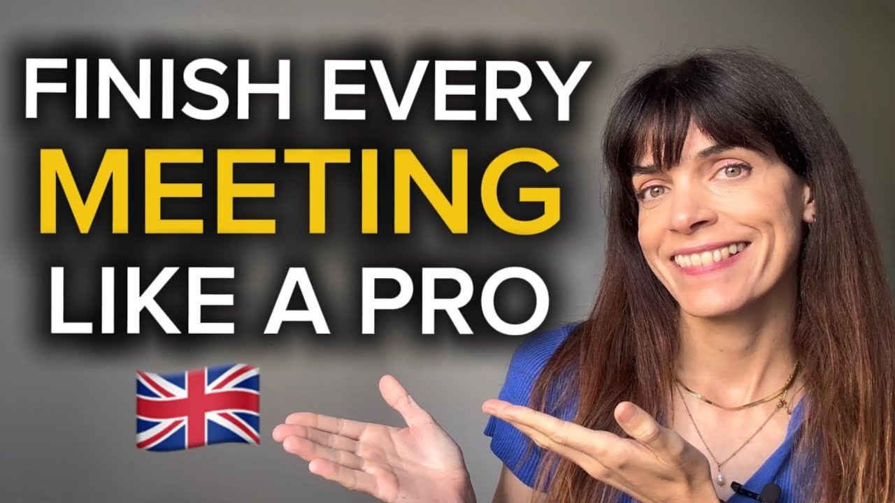 How to Make Action Points & Next Steps in Meetings | Business English B1 Lesson ✅