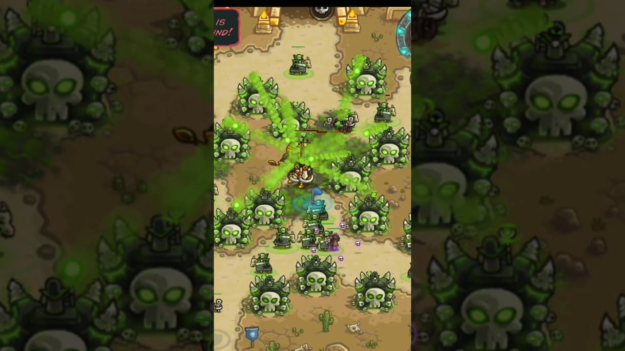 Kingdom Rush Frontiers Endless mode Vs Max Level Necromancer Towers