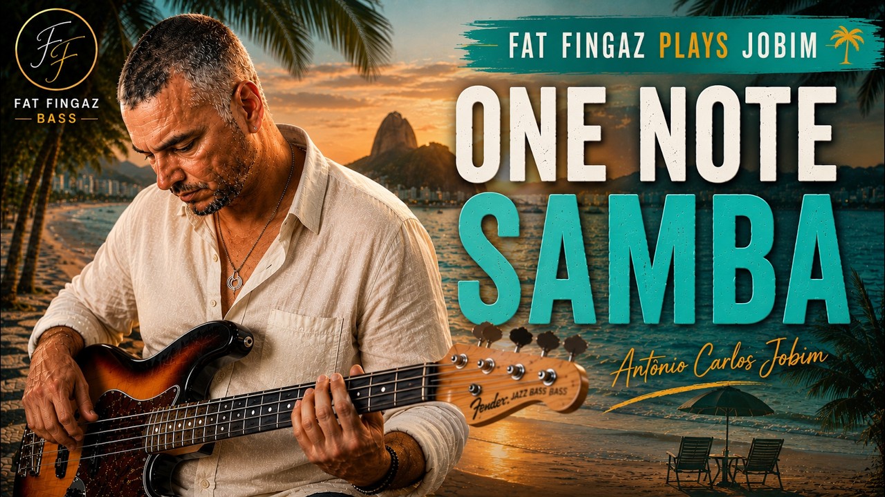 One Note Samba (Jobim) - Free Bass Interpretation | First Take