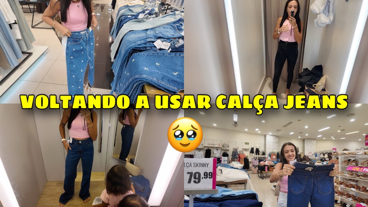 DEPOIS DE ELIMINAR 23 KG VOLTANDO A USAR CALÇA JEANS | COMPRANDO ROUPA NOVA |VÁRIOS PROVADORES| Dani
