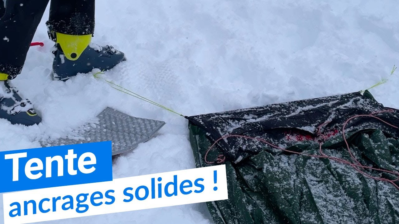 Comment amarrer ta tente de bivouac : bases et noeuds