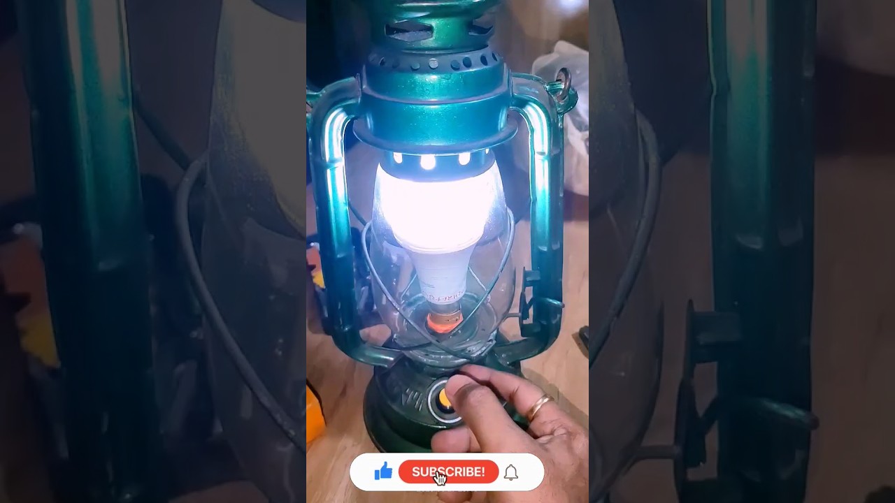 How to convert a kerosene lantern to electric #short #shorts #shortsfeed #shortsvideo #viral #diy