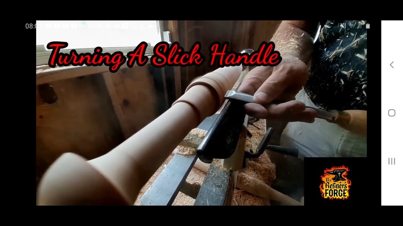 Turning A Slick Handle @refinersforge