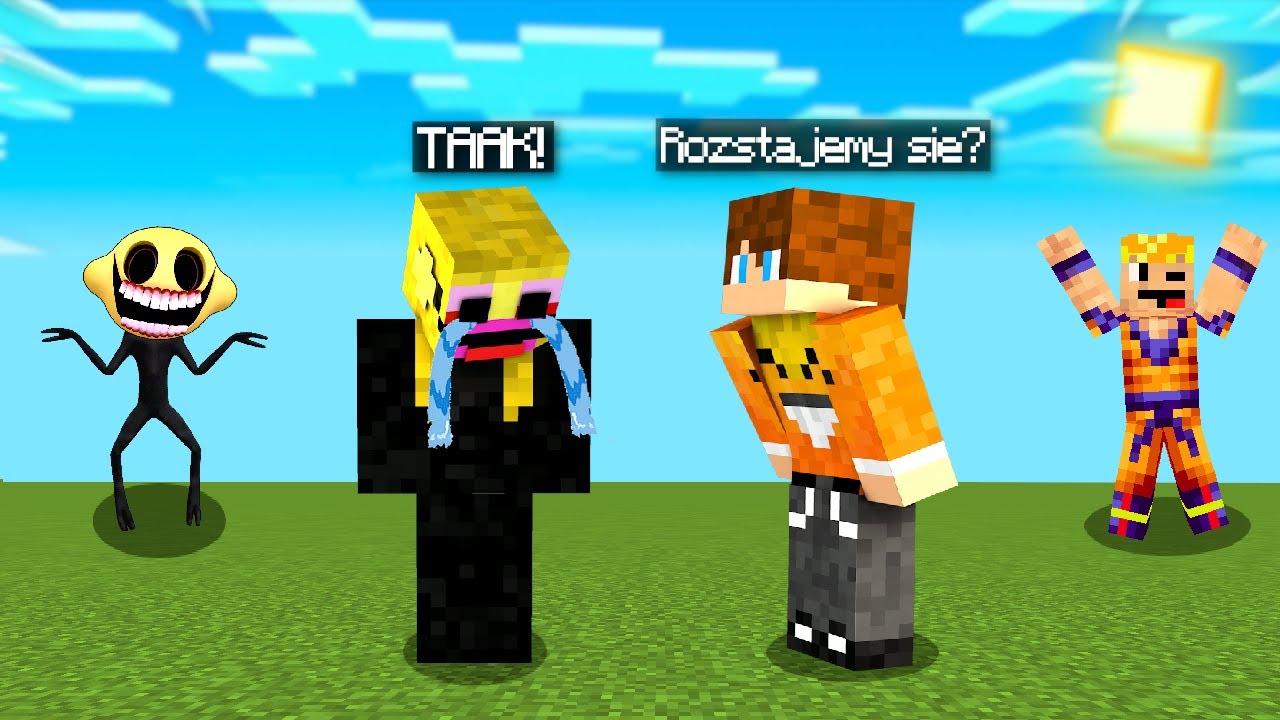 MOJA DZIEWCZYNA MÓWI MI TAK PRZEZ 24H w Minecraft!