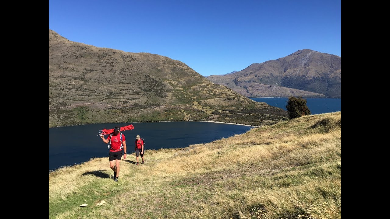 Course marking x Breca Wanaka Swimrun 2018