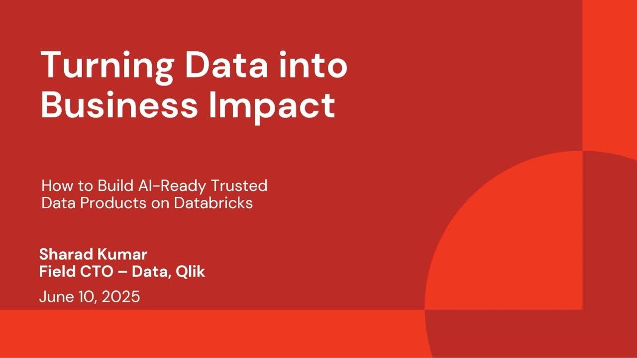 Turning Data into Business Impact: How to Build AI-Ready, Trusted Data Products on Databricks