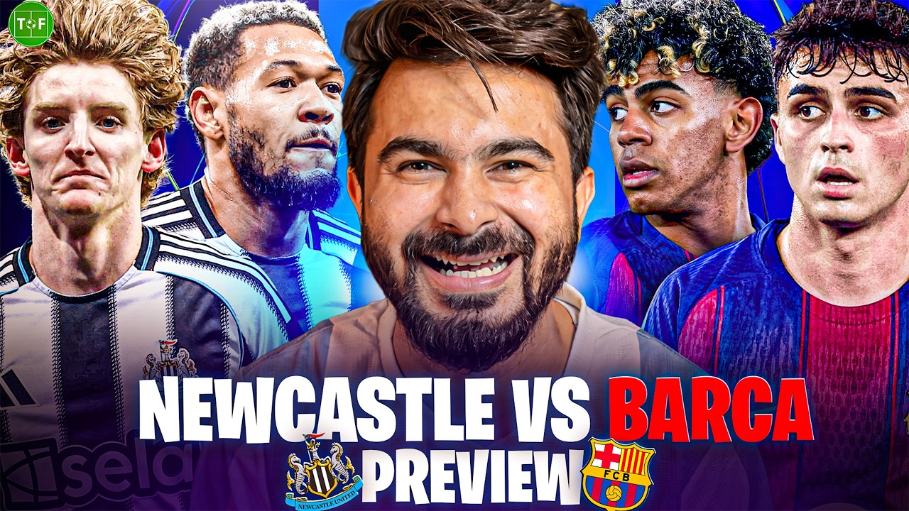 How Can Barca Line Up vs Newcastle United? | UCL 1st Leg Preview