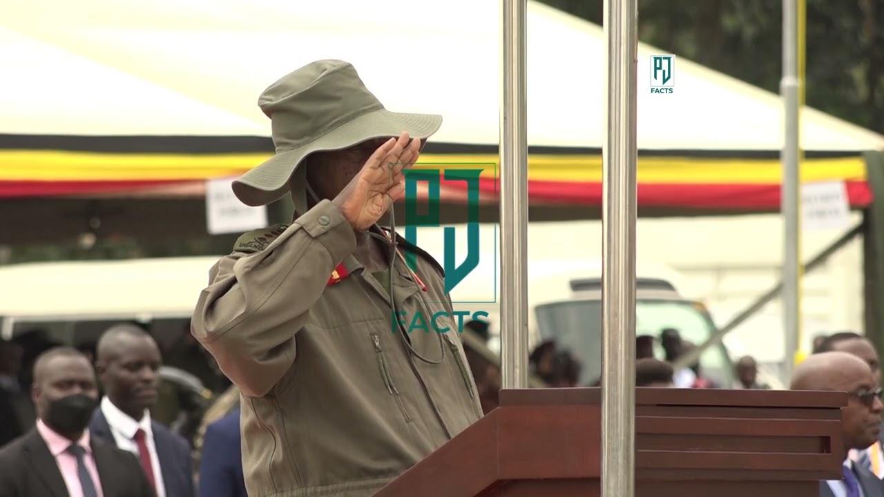GEN.MUHOOZI VS GEN.MUSEVENI l CDF MUHOOZI'S ARRIVAL FOR THE 45TH TAREHE SITA CELEBRATIONS IN KABALE