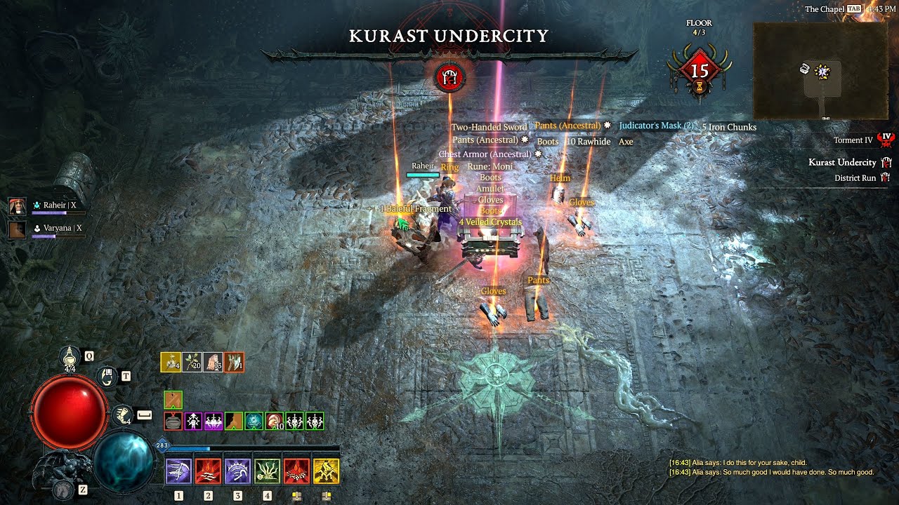 [暗黑4/Diablo 4] S11 死靈 測試 Fortify  - 永恆伺服 Eternal Server