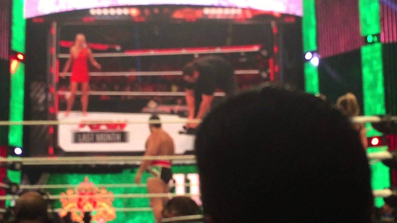 WWE Monday Night RAW (LIVE!) 8/3/15 Rusev & Mark Henry's Entrance