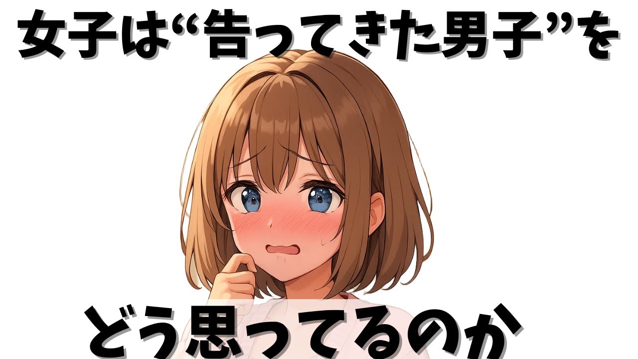 【えっ知らないの！？】女性は“好意を伝えてくれた男性”をどう思ってるのか【恋愛心理学】