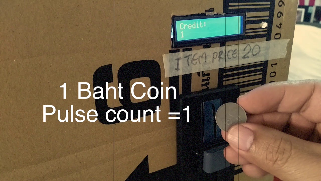 Arduino Vending Machines Basic - Multiple coins and LCD Display