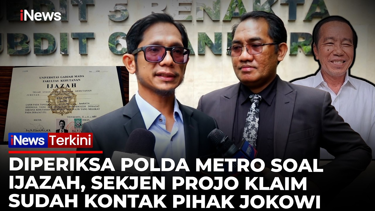 Sekjen Projo Ngaku Komunikasi dengan Jokowi Sebelum Pemeriksaan Ijazah di Polda Metro