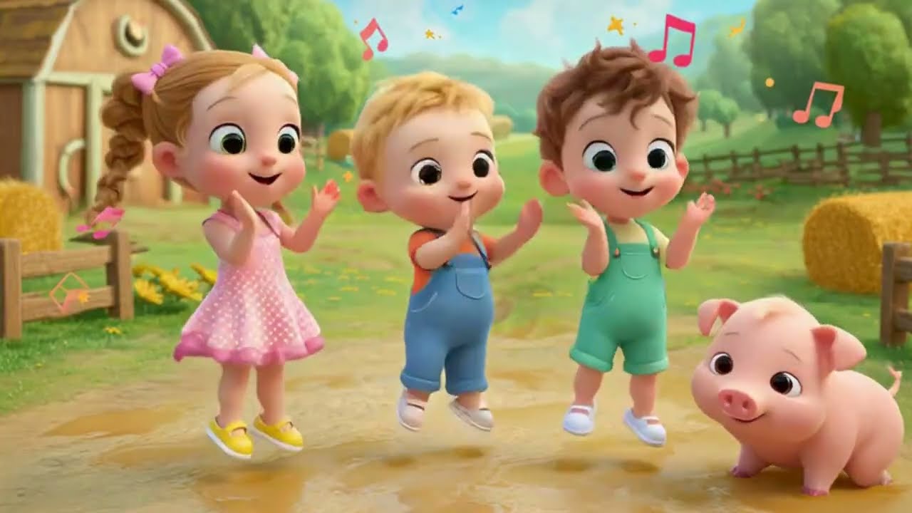 Let’s Go to the Farm – A Fun Kids Rhyme #kidssongs #animation #farm #animals #cartoon #toddlersongs