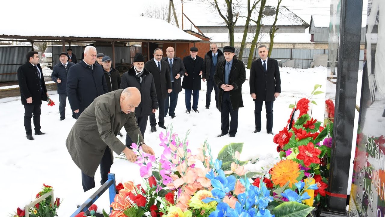 RİH Başçısı Əhmədli kəndində şəhid məzarlarını ziyarət etdi 21.01.2026