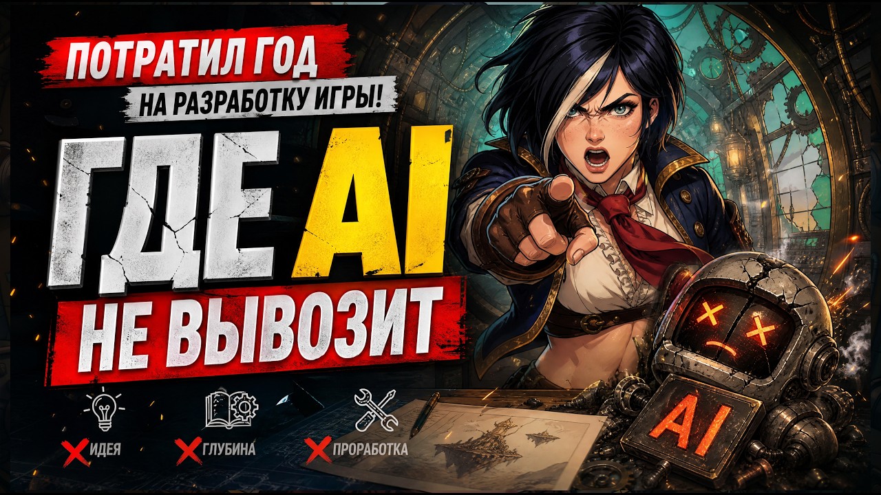 Сложности разработки игр с помощью AI