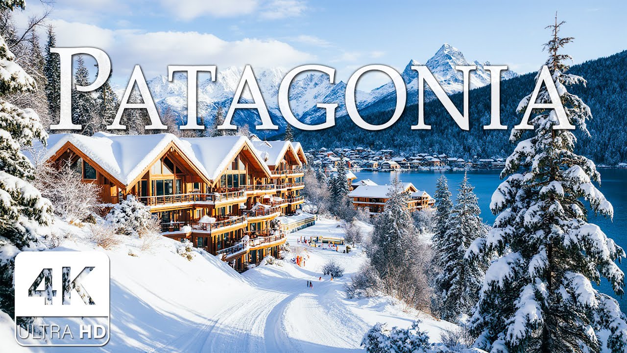 Patagonia 4K ❄️ Enchanting Winter Wonderland | Stunning Footage & Calming Music