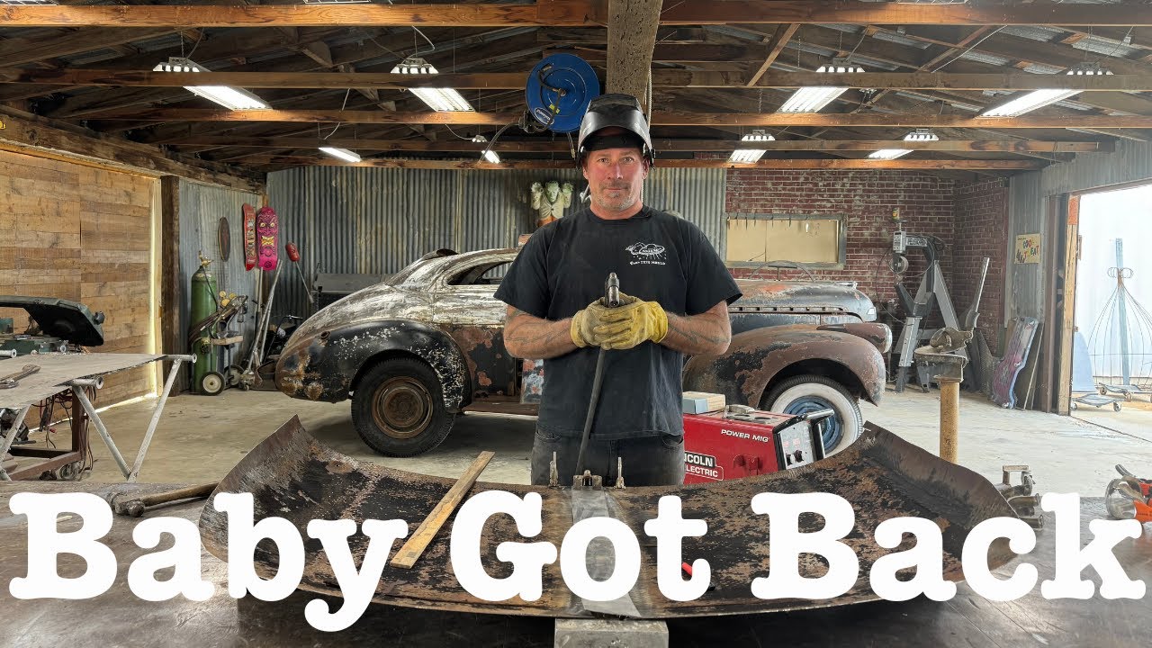 Full Custom Ian Roussel Rebuilds The Rear Window And Top Section Of A 1940-41 Chevy Chop Top 🤓
