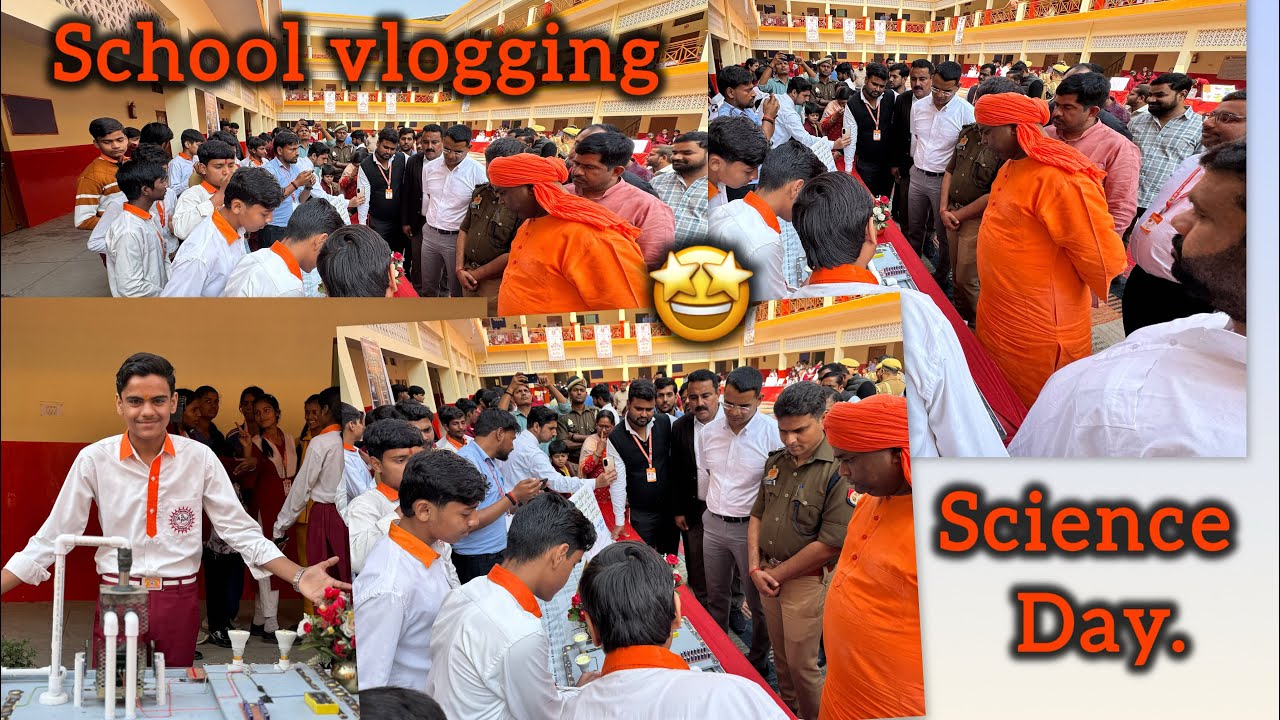 School mei vlogging wo bhi Balrampur ke DM ke sath Devi Patan ke mahant 😍