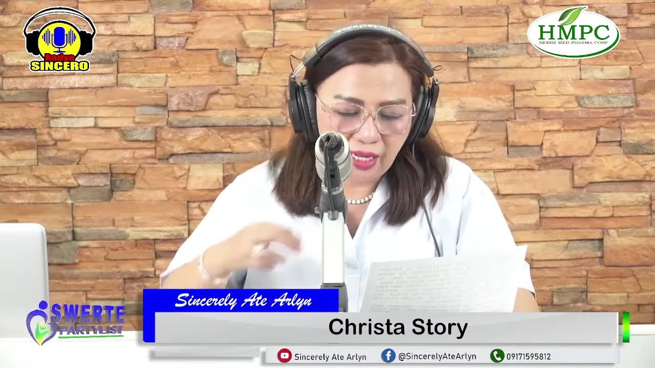 Sincerly Ate Arlyn -  Tug-anan Ko Ba Ang Akong Anak? ( Christa Story )