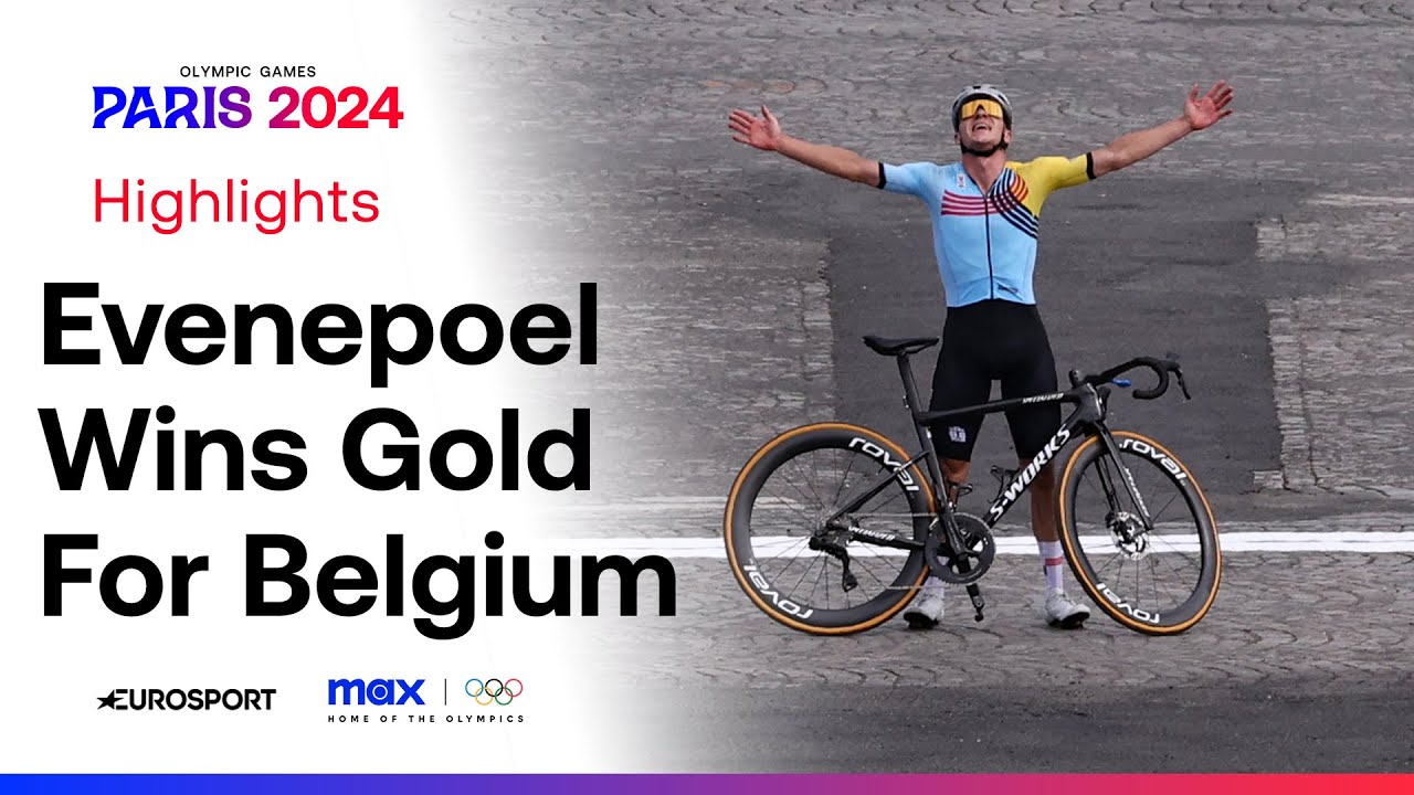 Remco Evenepoel seals the Olympic DOUBLE! 🥇 | Men's Road Race Final | #Paris2024 #Olympics