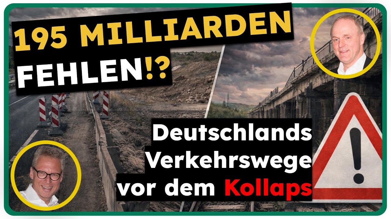 195 Milliarden fehlen: Deutschlands Verkehrswege vor dem Kollaps? // Wir heißen Axel - Folge 503