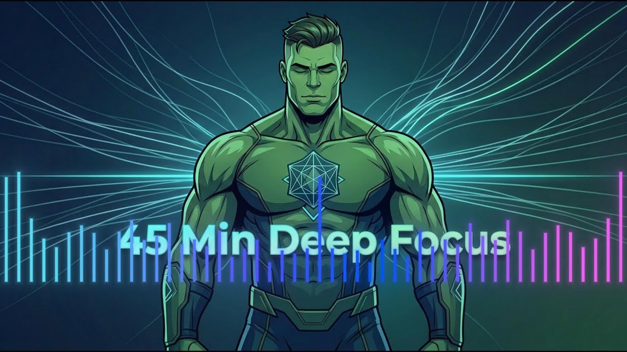 45 MIn Deep Focus Workout- Muscle & Power Training BGM