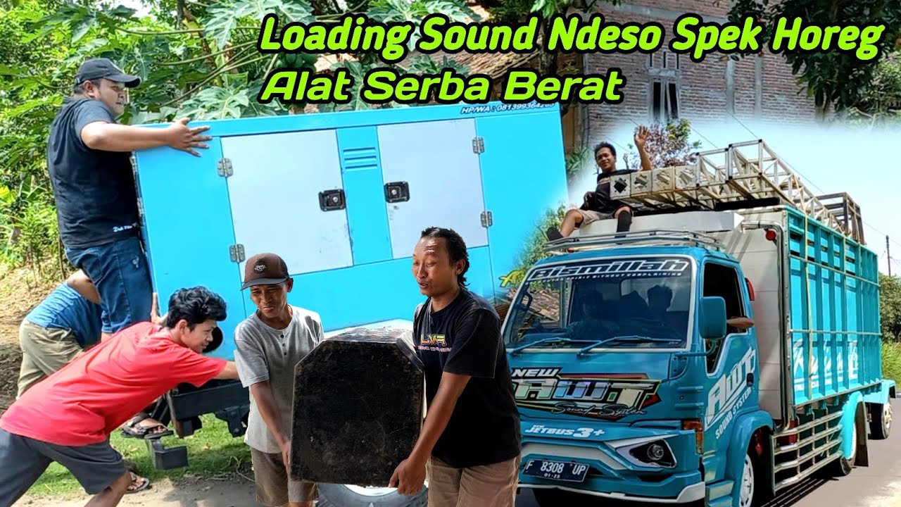 Begini Cara Kerja Tukang Sound Hajatan Spek Horeg Alat Serba Berat‼️Awj Sound Horeg