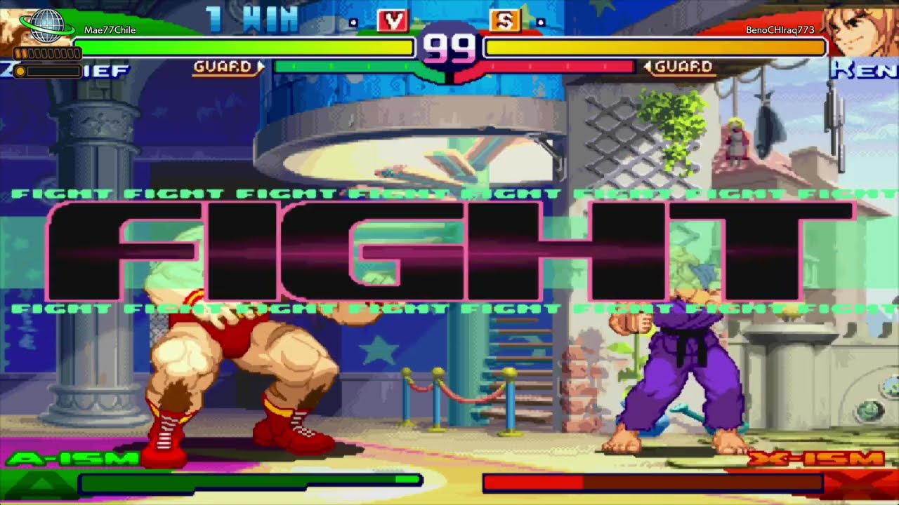 Mae77Chile vs BenoCHIraq773 STREET FIGHTER ALPHA 3 UPPER