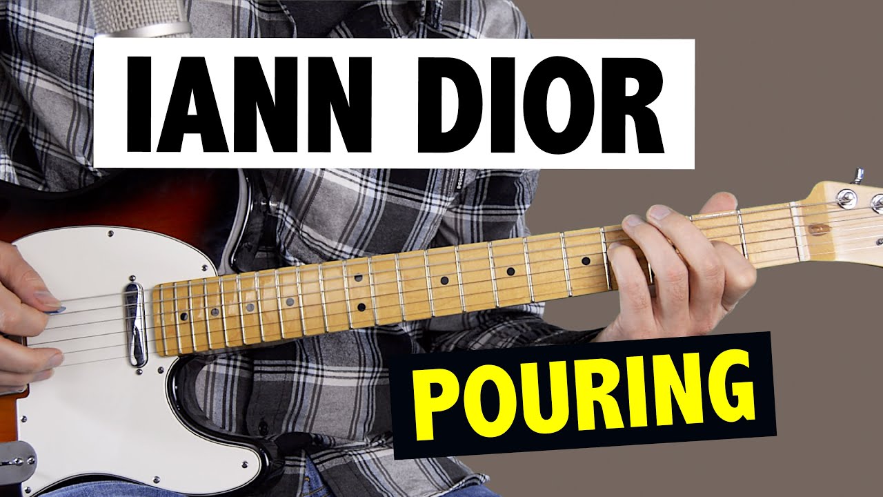 Iann Dior - Pouring // Easy Guitar Tutorial + TAB (LESSON)